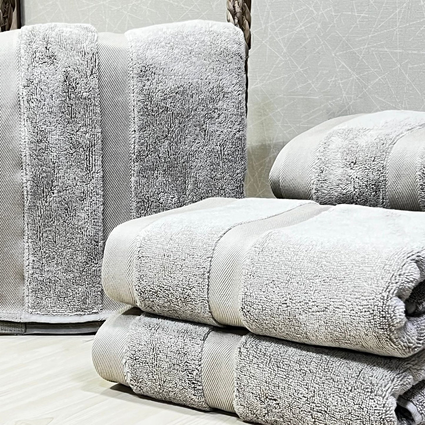 600 GSM Face Towels 100% cotton 50x100 cm بشاكير