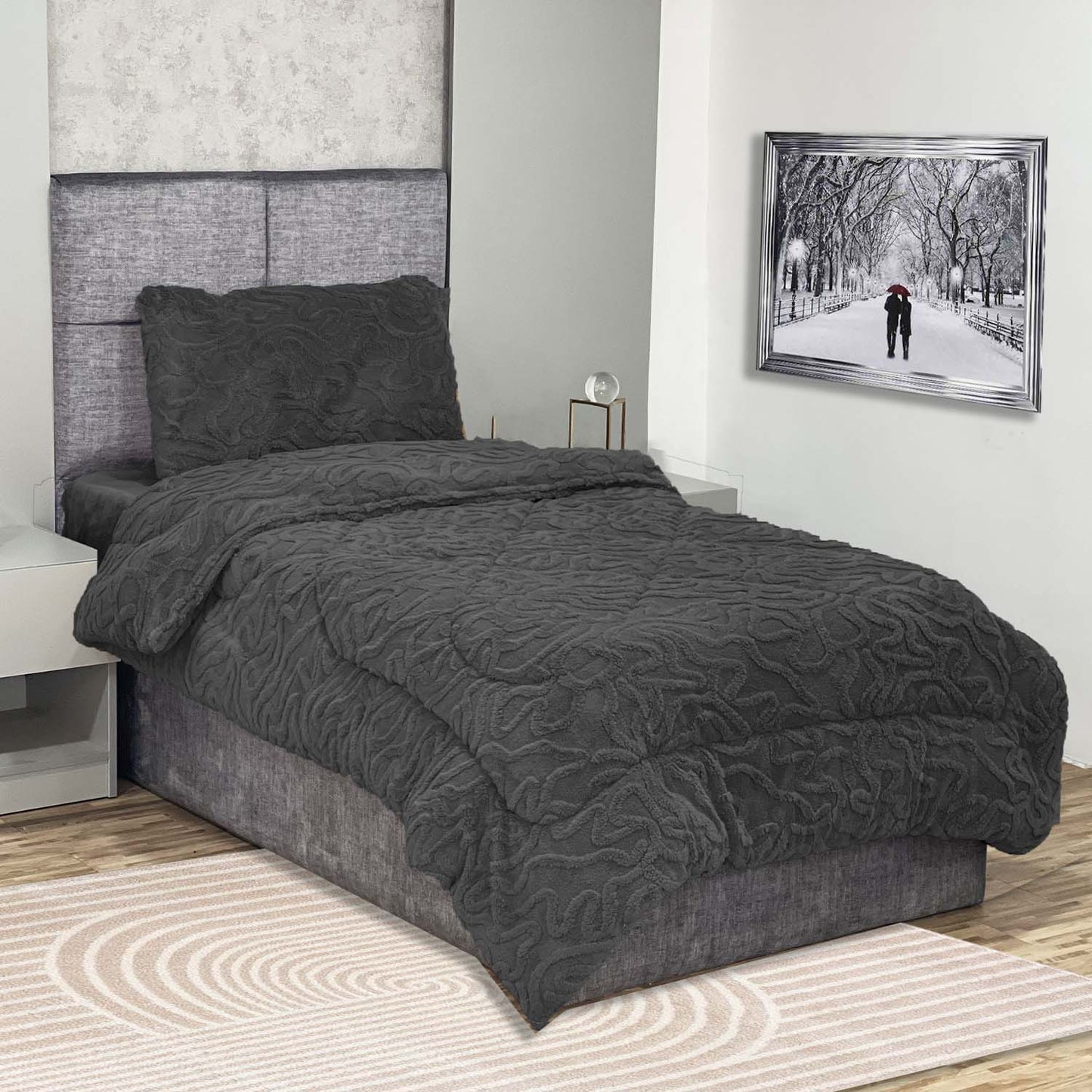 طقم لحاف الفرو ماركة فوكس Fox Comforters